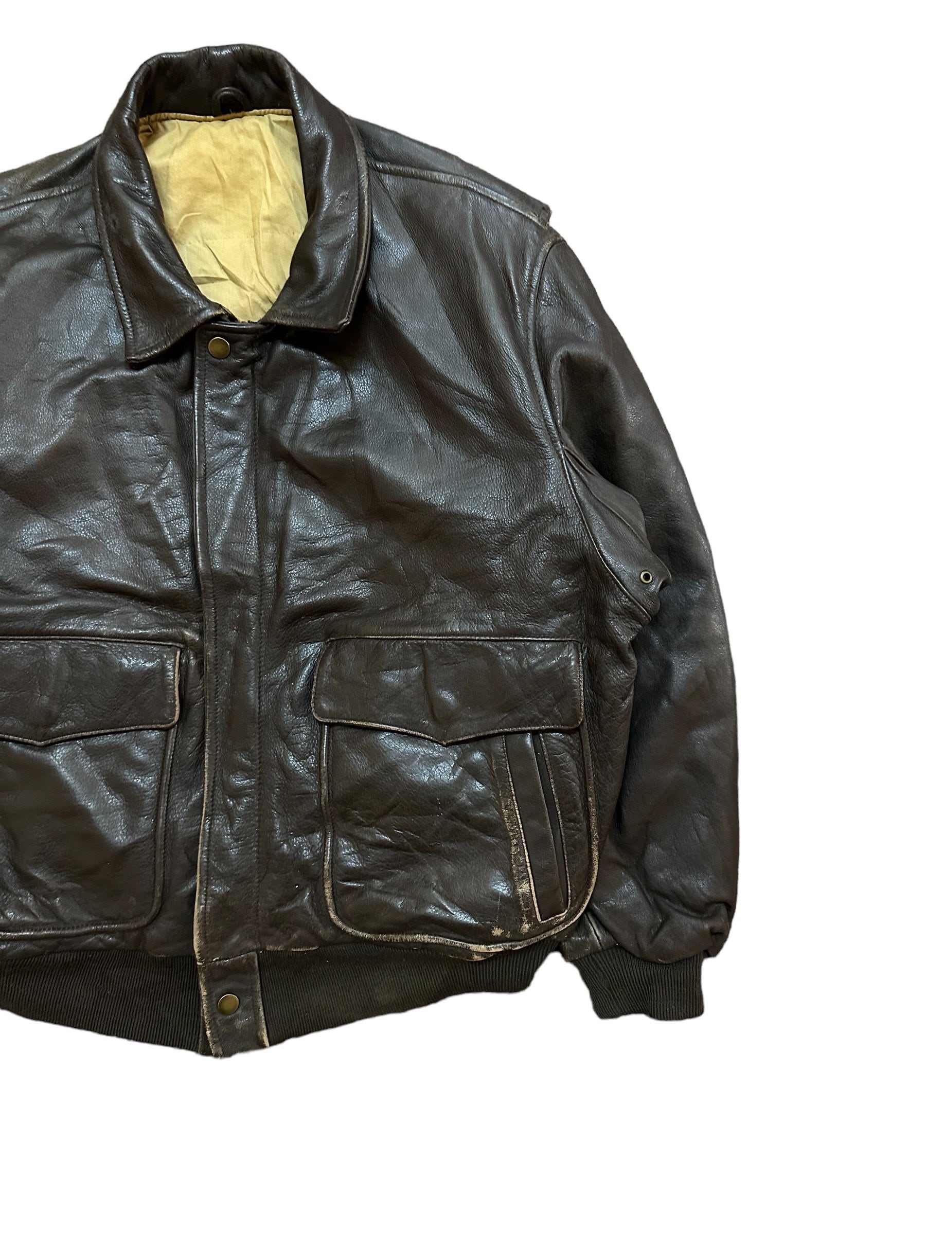 【Vintage】90s 2way Sheep leather jacket Vintage-90s-Men-Sheepskin-