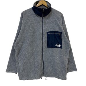 Vintage 90-tals The North Face extreme drömmar fleecejacka med dragkedja retrojacka snö vinter