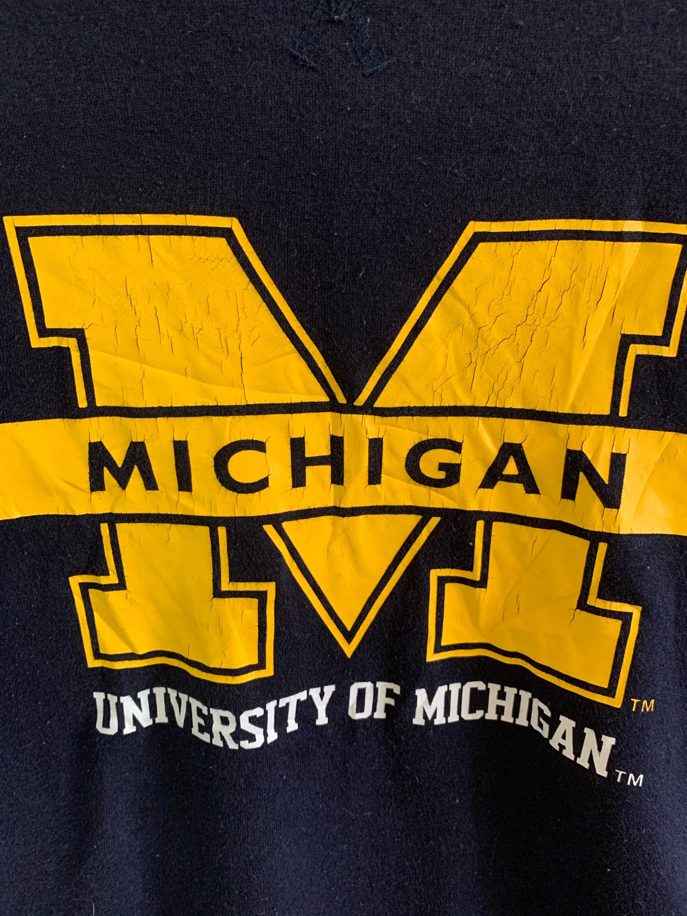 Vintage 90s University of Michigan Sweatshirt for Woman Jumper - Etsy