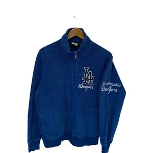 Vintage 90's Starter L.A. DODGERS Team MLB Duo Colorways Bomber Jacket with  Snap Buttons USA Made Adult Extra Large Size