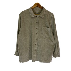 vintage LL Bean button ups shirts corduroy style oversized