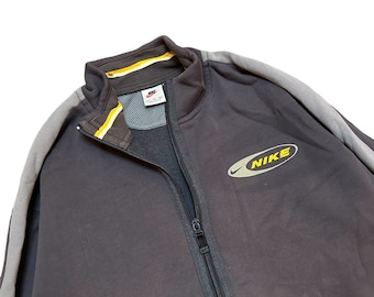 vintage 90s nike jacket full zipper big logo nike swoosh