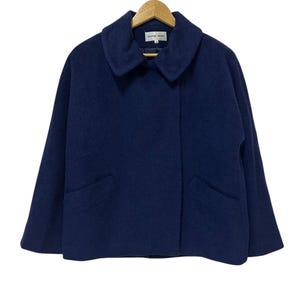 vintage hanae mori woman wool jacket outwear japanese brand jacket