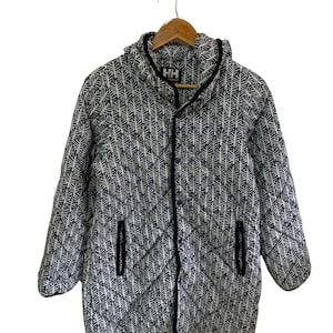 vintage helly hansen jacket all over print down jacket style fahsion quilted jacket