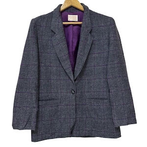 vintage 90s pendleton woolen mills wool jacket blazer made in usa