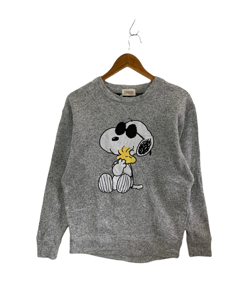 Vintage Peanuts Sweatshirt Big Logo Snoopy Jumper Pullover - Etsy