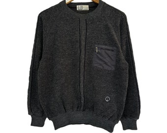 vintage 90s dunhill london knit shirts sweatshirt small logo jumper pullover