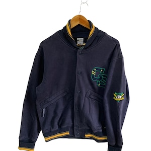 vintage columbia sportswear company jacket big logo snapbutton jacket varsity jacket