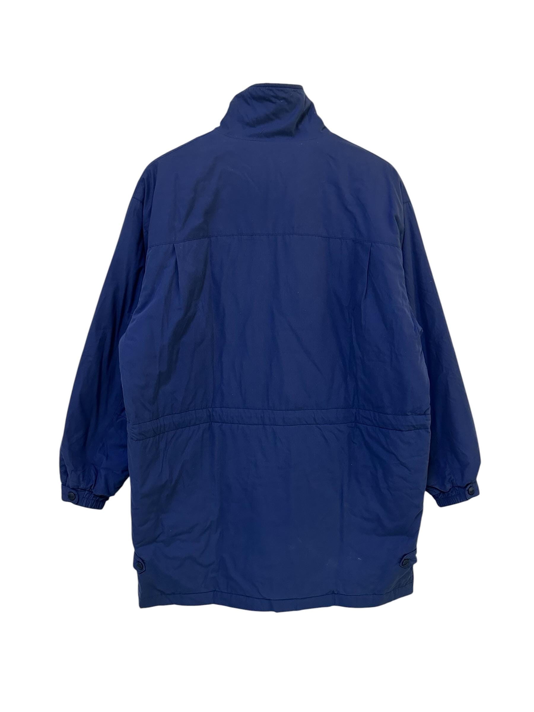 Vintage 90s Lacoste Jacket Puffer Down Jacket Embroidery Logo Full 