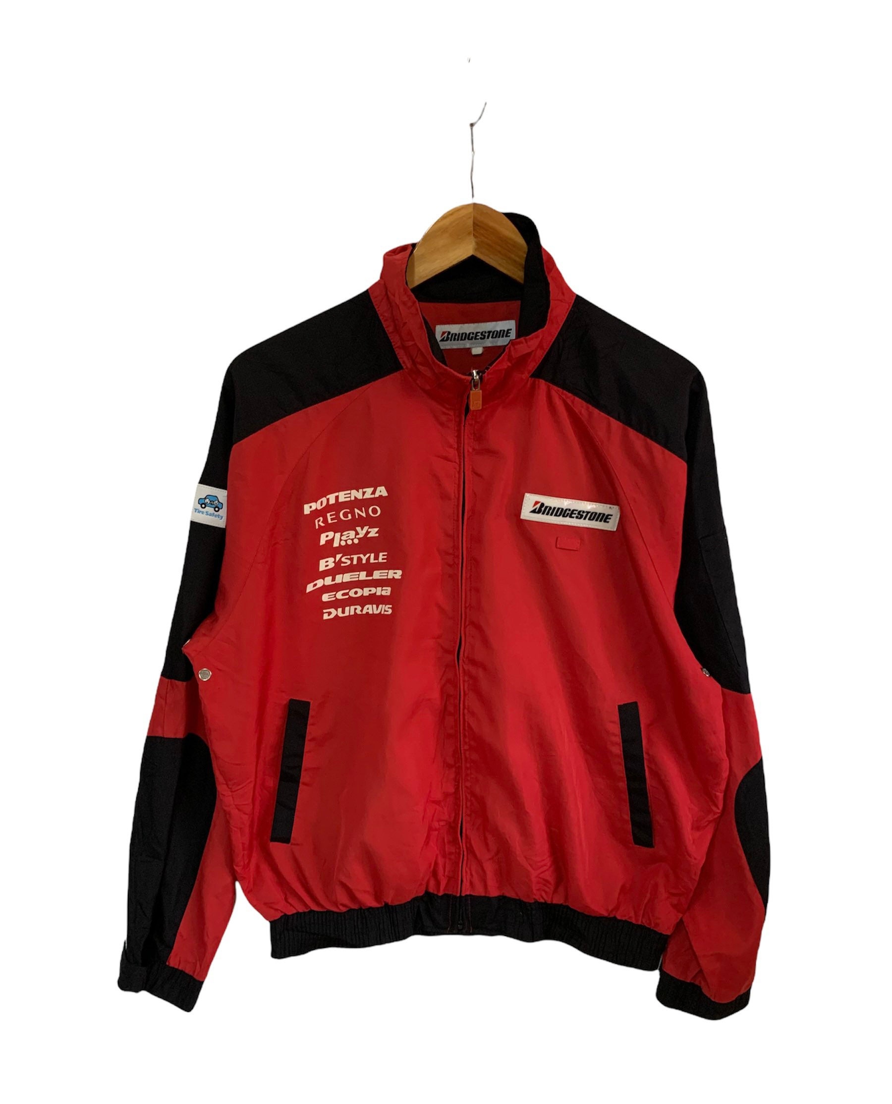 Vintage Bridgestone Windbreaker Jacket Big Logo Fashion Vintage Bridgestone Windbreaker Jacket Big Logo Fashion