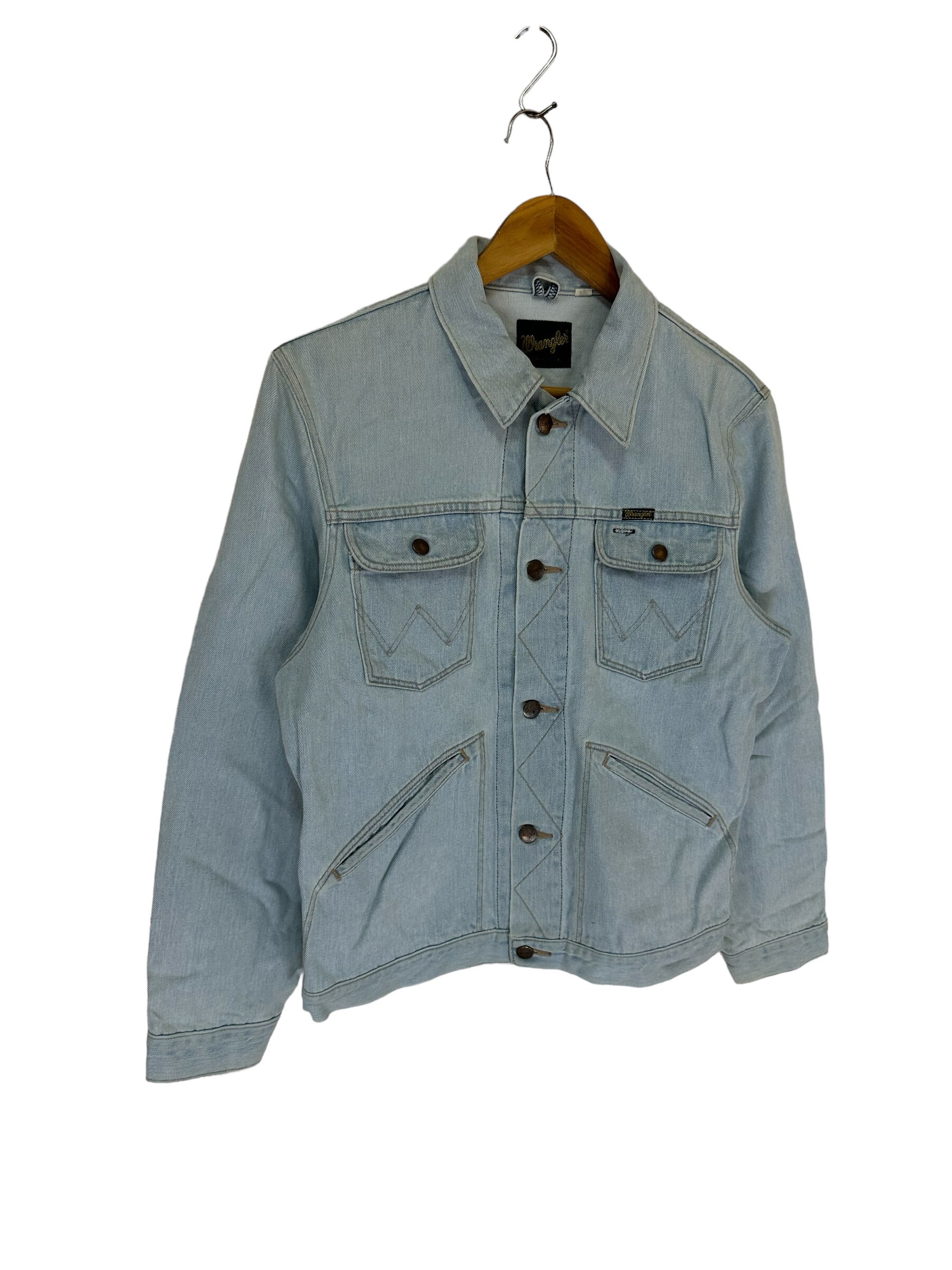Vintage 90s Wrangler Trucker Jacket Denim Scovill - Etsy