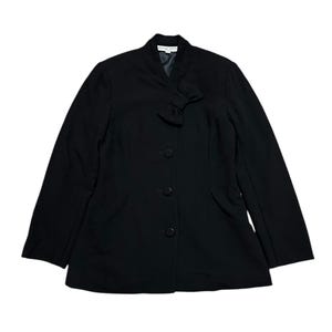 vintage 80s hanae mori boutique jacket women ribbon