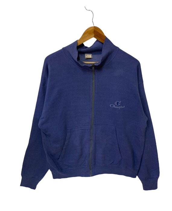 Vintage 90s Champion Full Zipper Sweatshirt Sweater Made in Italy Jacket Etsy UK