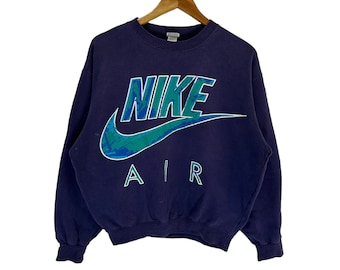 vintage 90s nike air sweatshirt big logo jumper pullover