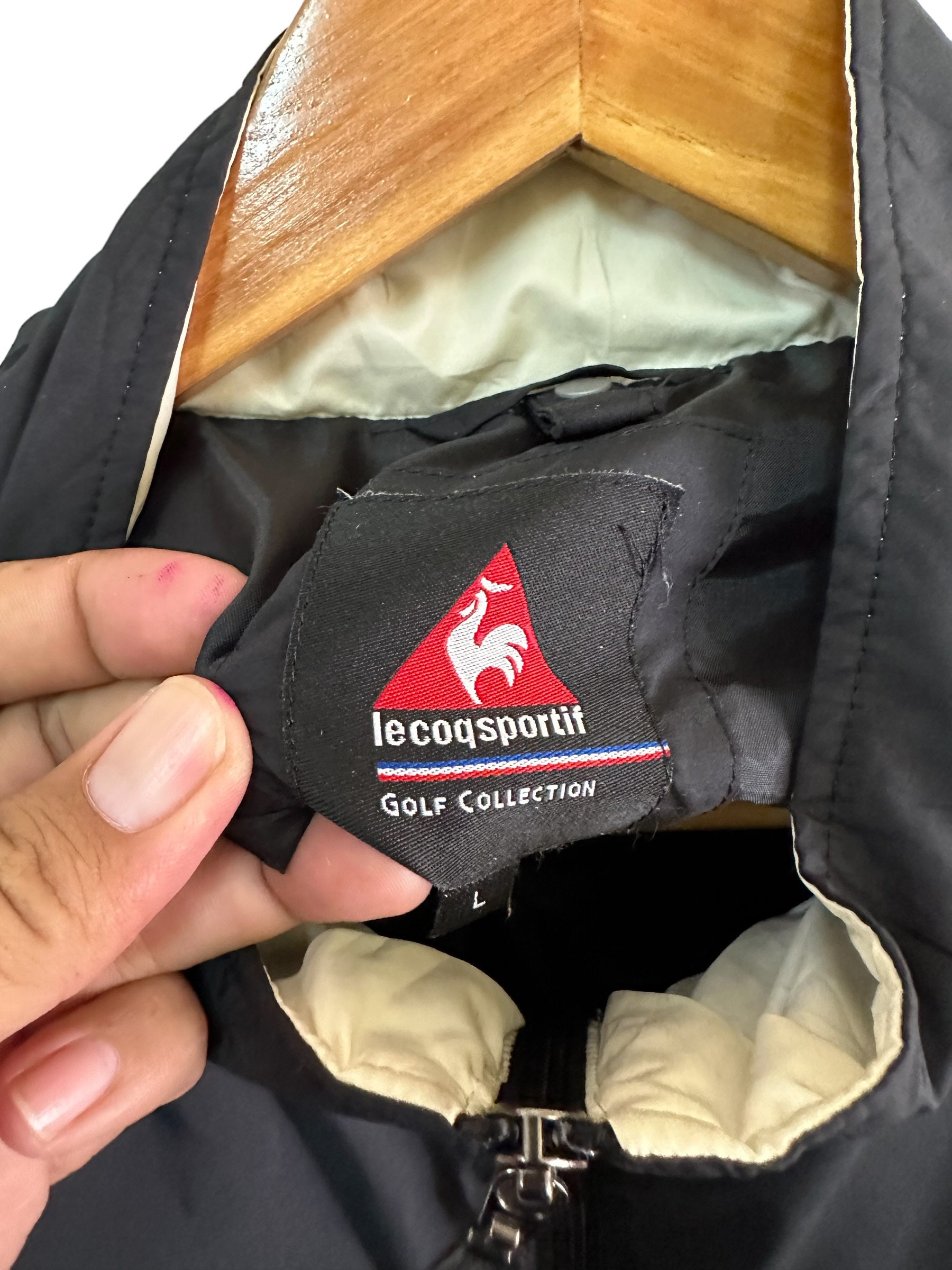 le coq sportif golf - le coq sportif golf collection ナイロンジャケット le coq sportif golf プリント柄3層ジャケット -デサントストア