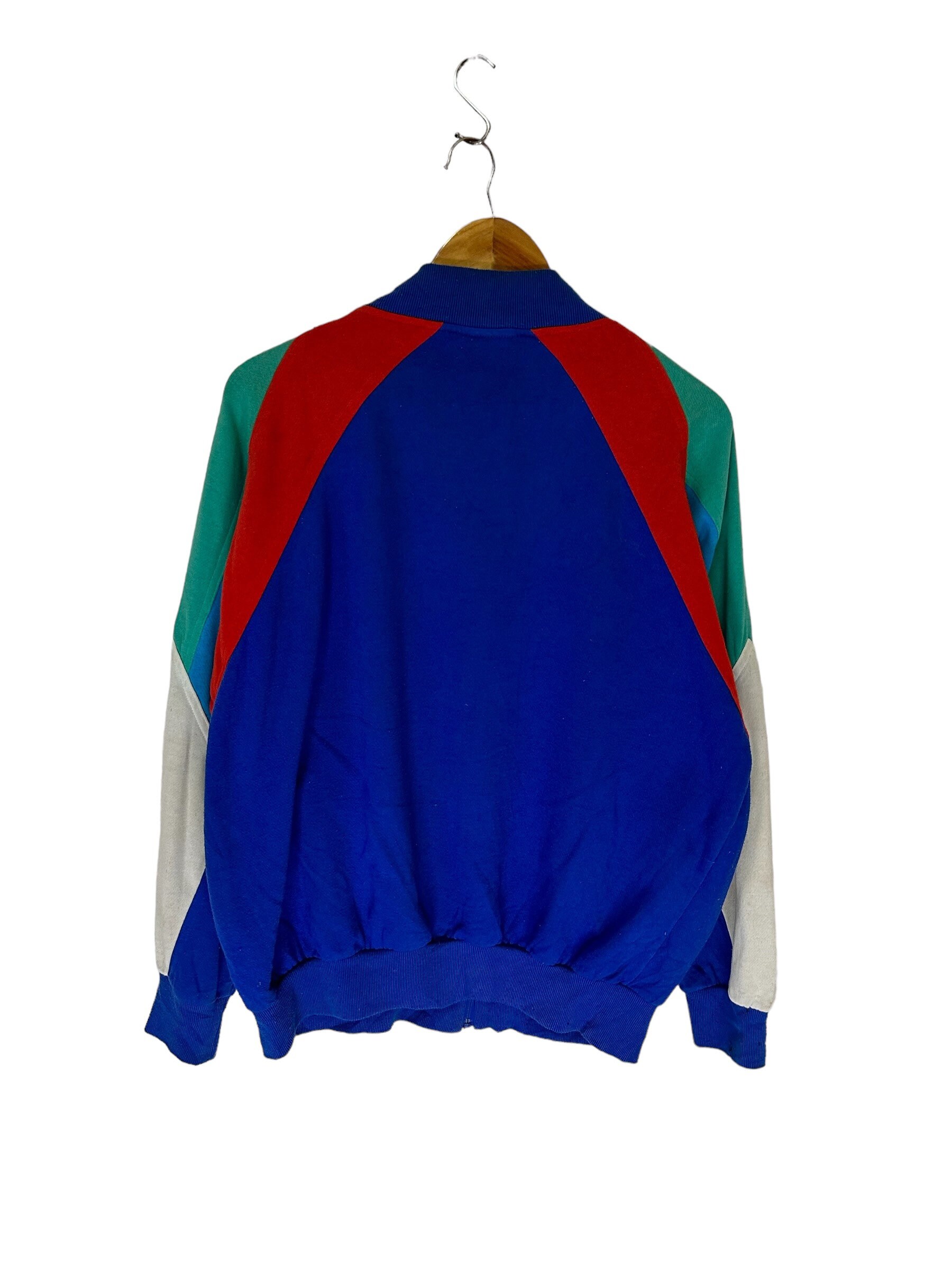 トップス 90s adidas track jacket Vintage 90s Adidas Blue and White Track Top / Old School