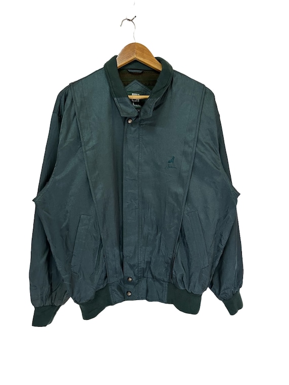Vintage 90s Jericho Jacket Bomber Green Small Logo - Etsy