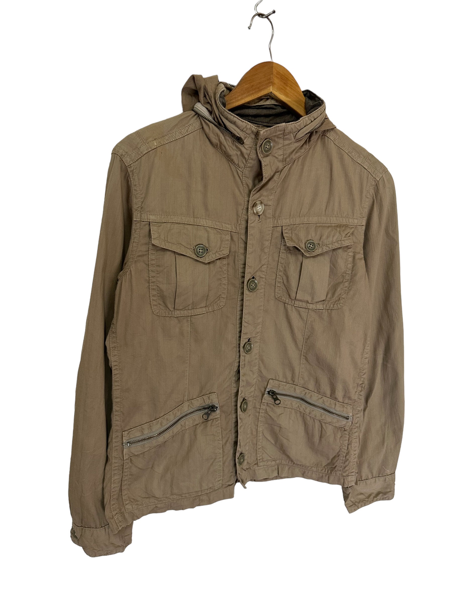 Vintage Katherine Hamnett Blouson Light Jacket Multipocket Vintage Katherine Hamnett Blouson Light Jacket Multipocket