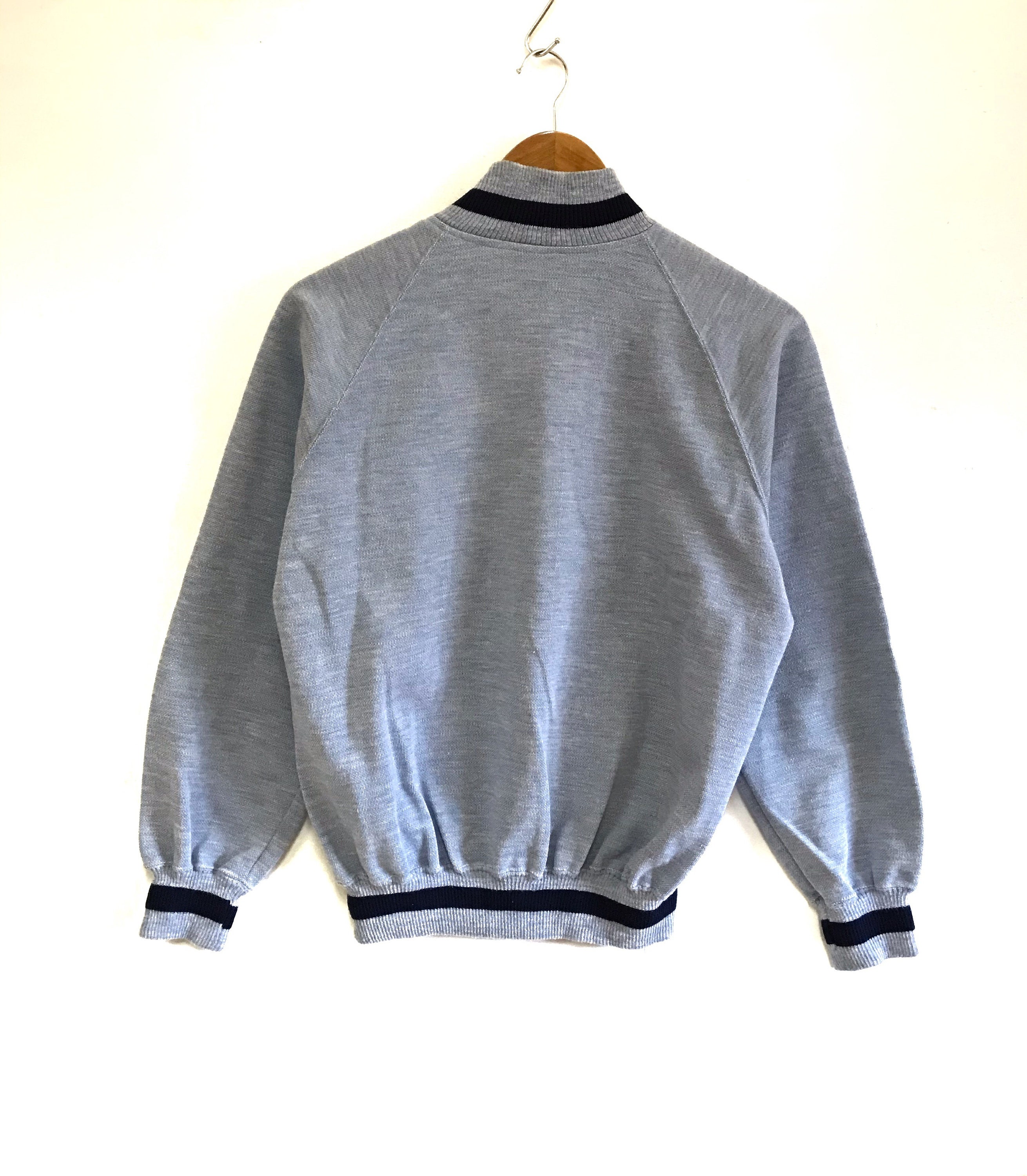 Vintage 90s Nike Sweater Jacket Small Logo Made in Japan Deadstock Like ...