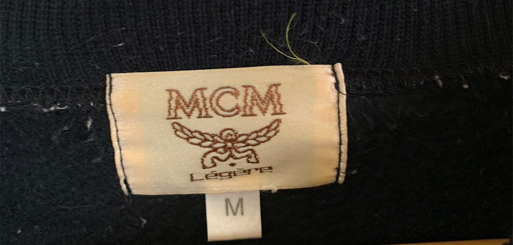 Vintage 90s Mcm Sweatshirt Small Logo Jumper Pullover Embroidery Logo ...