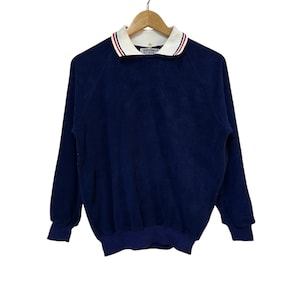 vintage 90s plain sweatshirt fleece jumper pullover