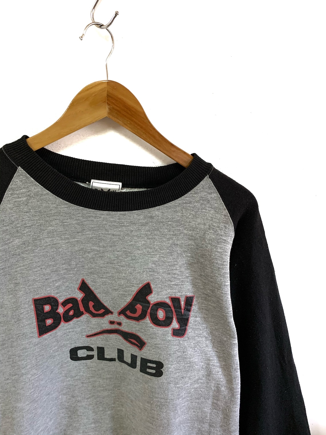 Vintage 90s bad boy club sweatshirt night wear big logo eyes Etsy