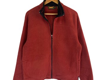 vintage Timberland Fleecejacke kleines Logo mittlerer Größe