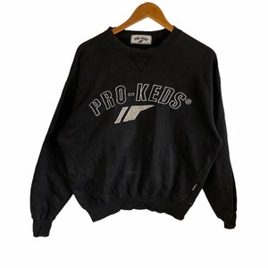 [ KEDS] ★PREPPY LOGO SWEATSHIRT PRO KEDS Big Logo Embroidery Style Sweatshirts Medium Size