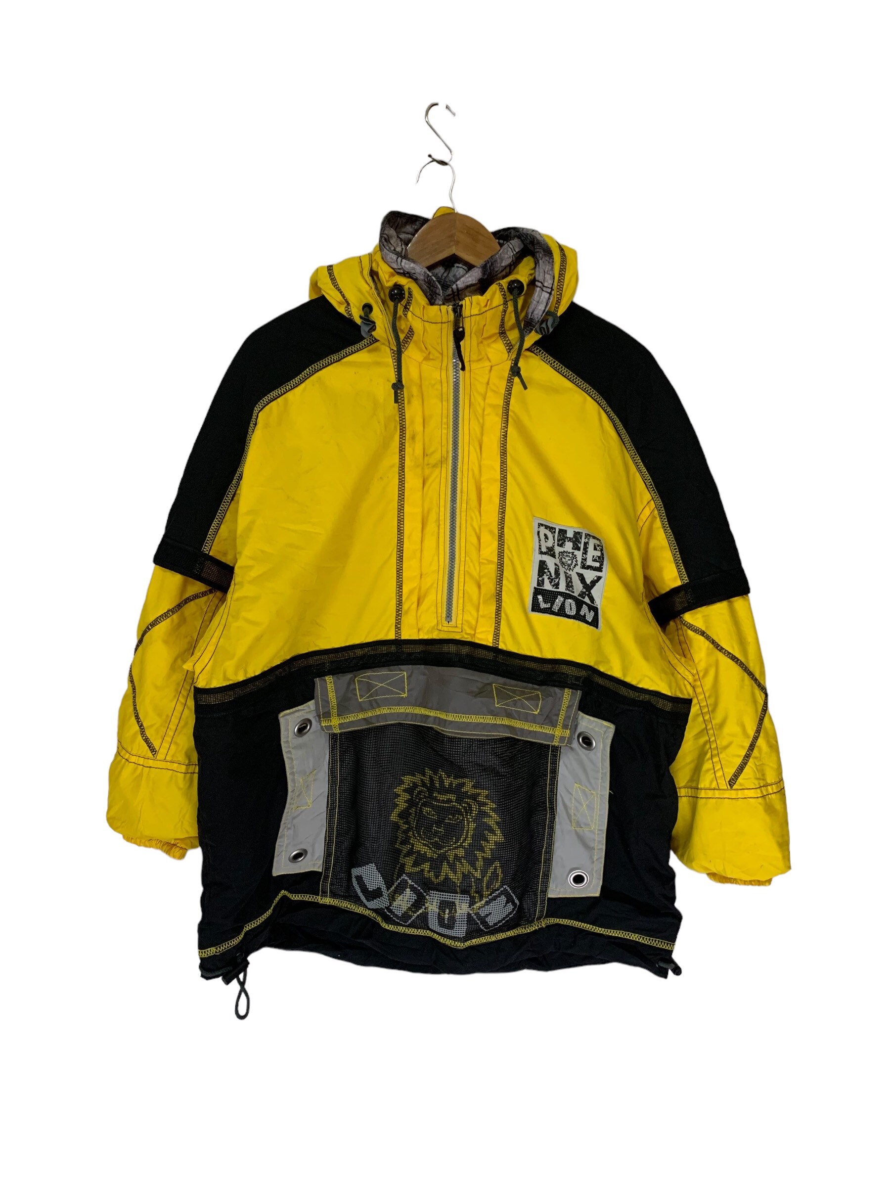 90s y2k phenix ski jacket オレンジ ラップ BBOY（Vintage 90's