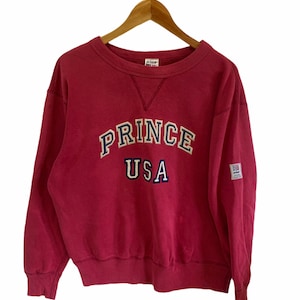 vintage prince usa tennis sweatshirt jumper pullover vintage sports sweatshirts