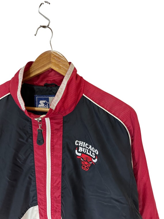 Vintage Starter Chicago Bulls Full Zip Jacket 90s Nba -  Denmark