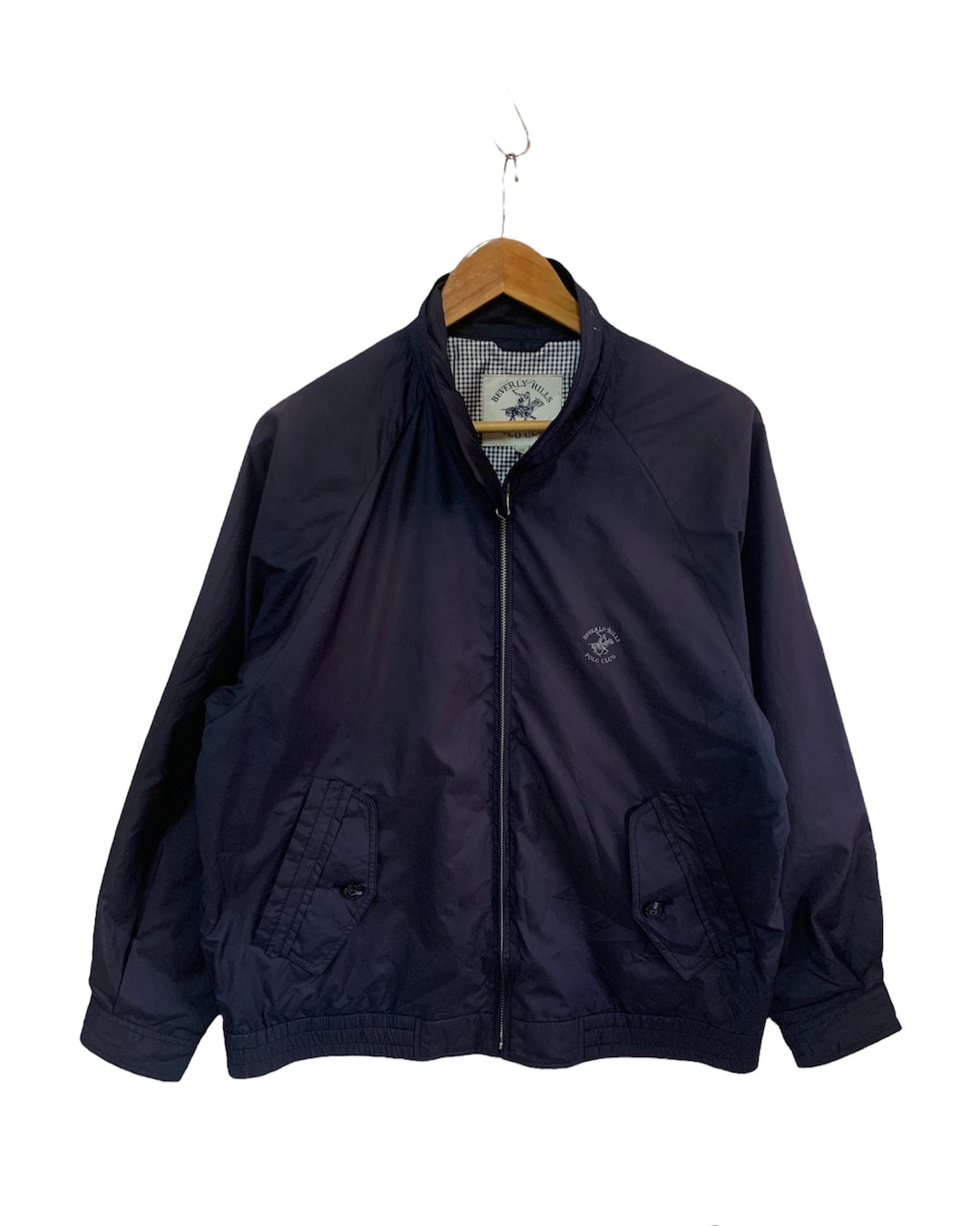 Vintage Beverly Hills Polo Club Windbreaker Jacket Small