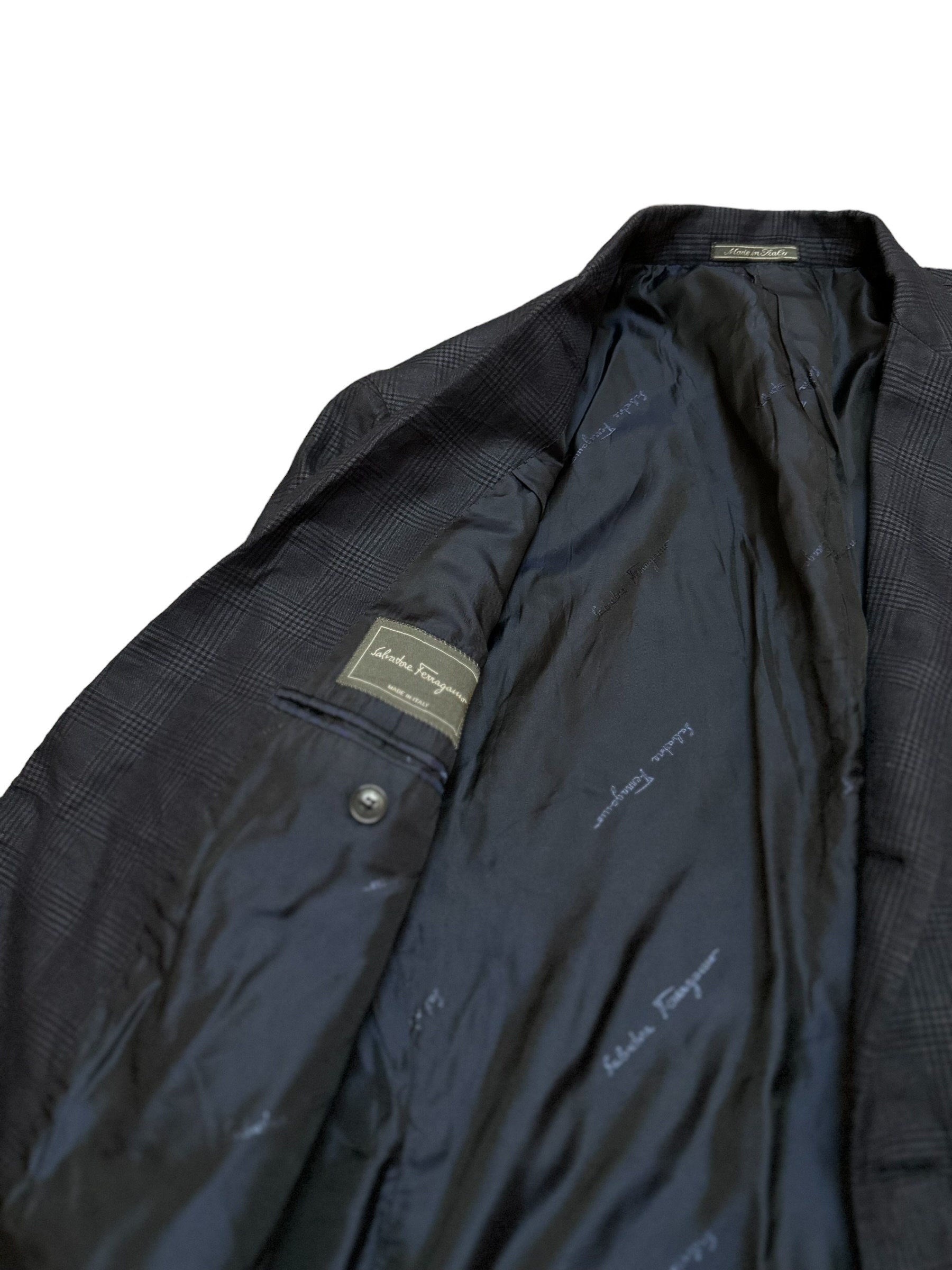 Buy Vintage 90s Salvatore Ferragamo Mens Blazzer Jacket Made in