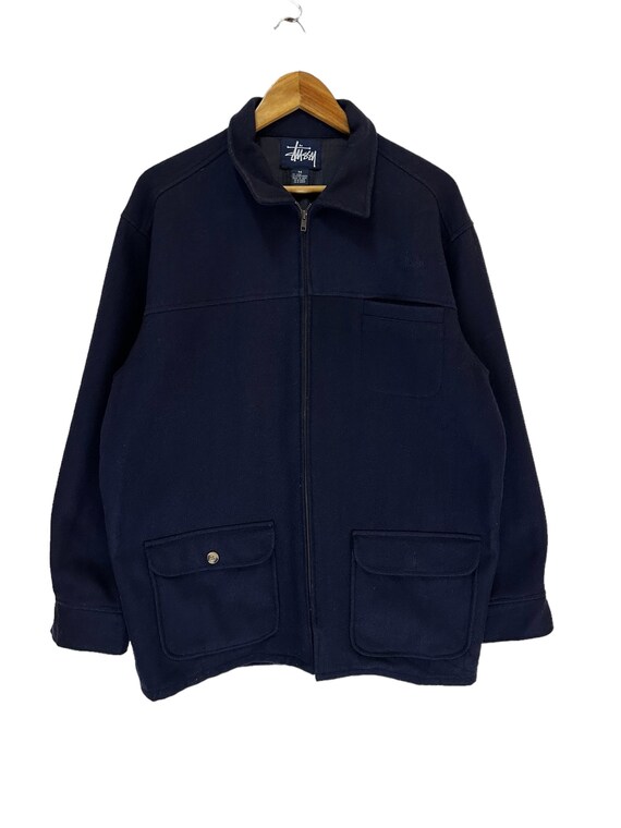old stussy 90s zip up blouson