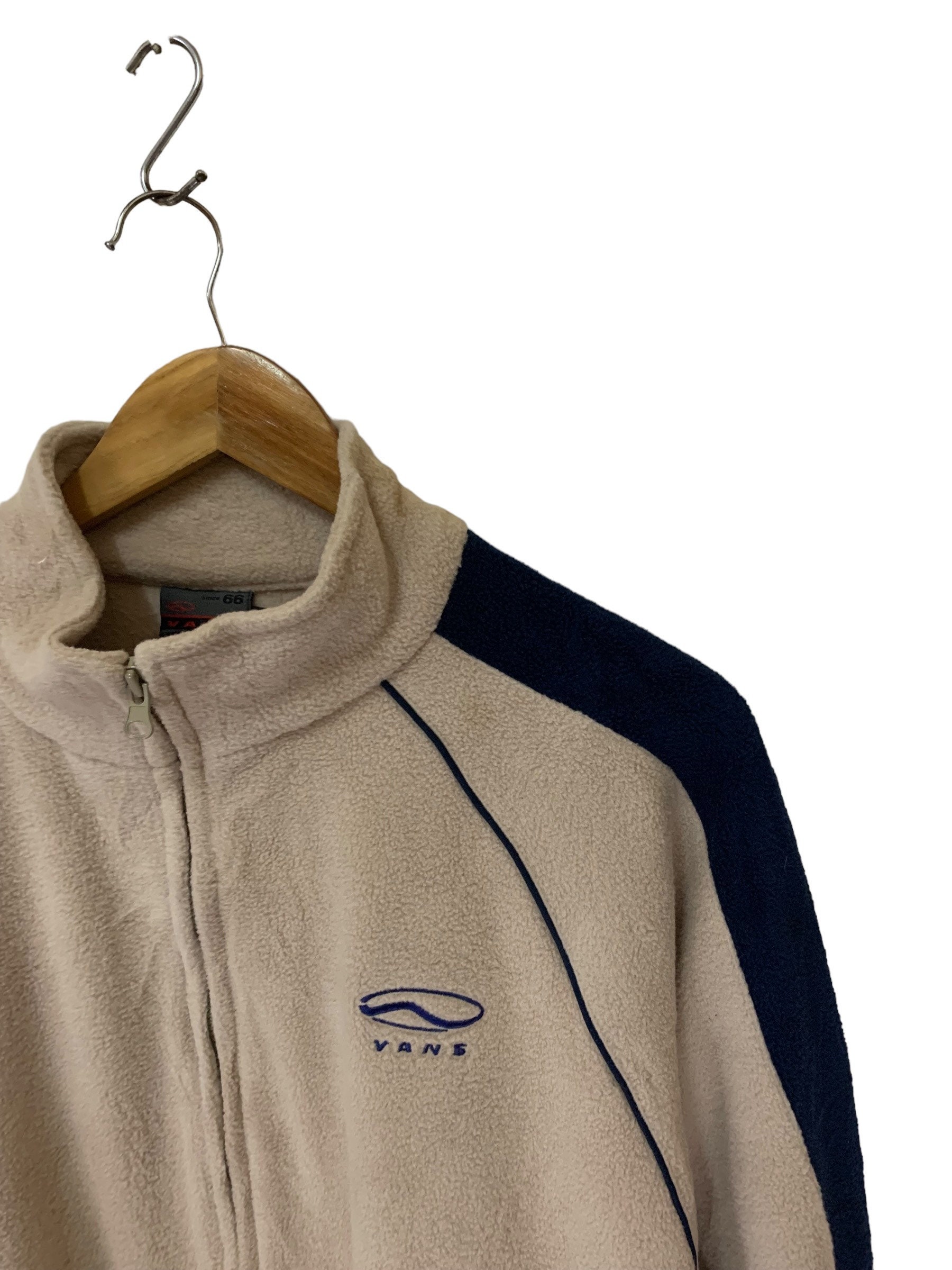 Vintage Vans Fleece Jacket Small Logo - Etsy