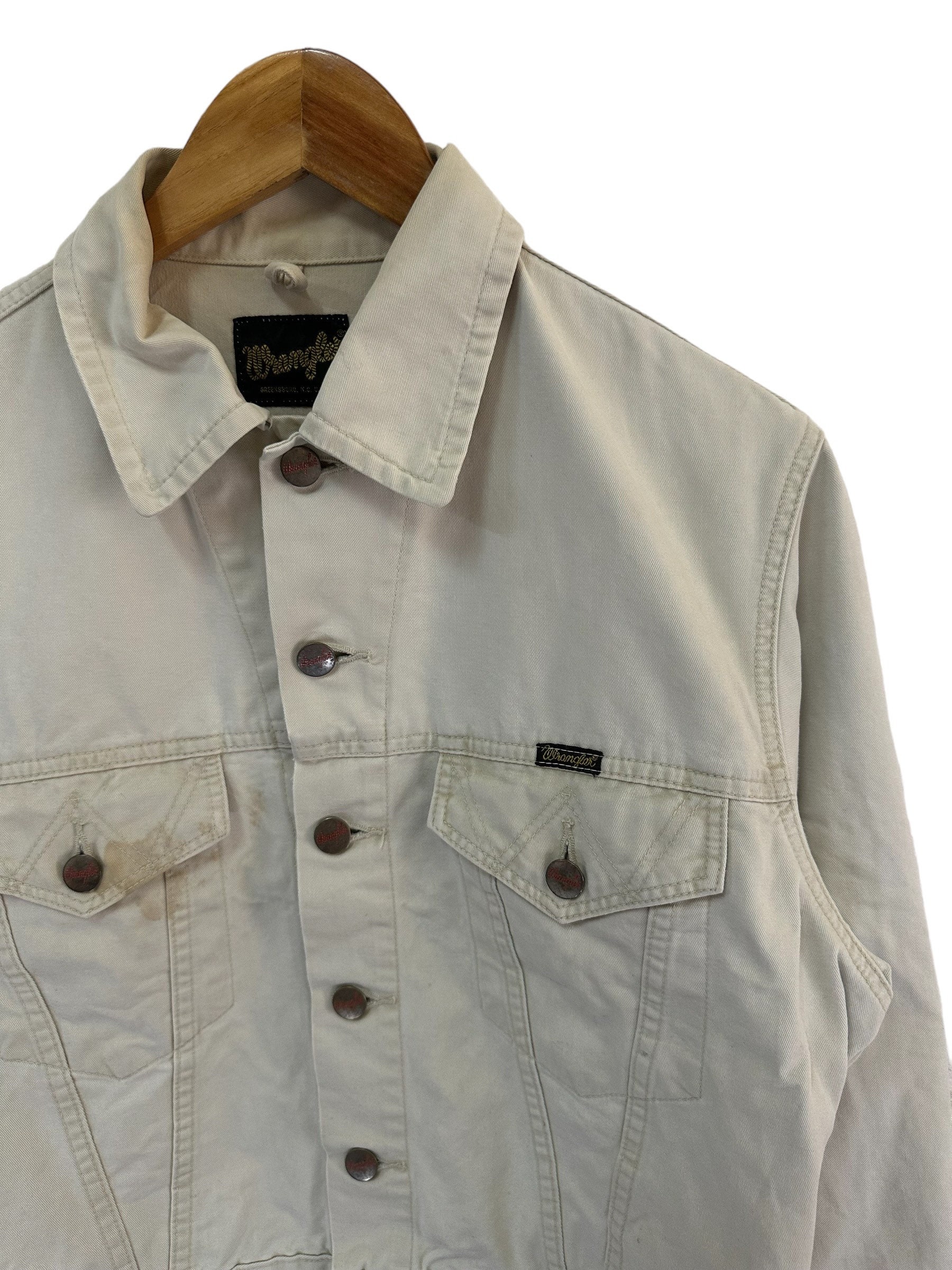 Vintage 90s Wrangler Trucker Denim Jacket Made in Japan - Etsy Israel