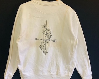 vintage 90s sweatshirt body glove jumper pullover surf sweatshirt made in usa medium size