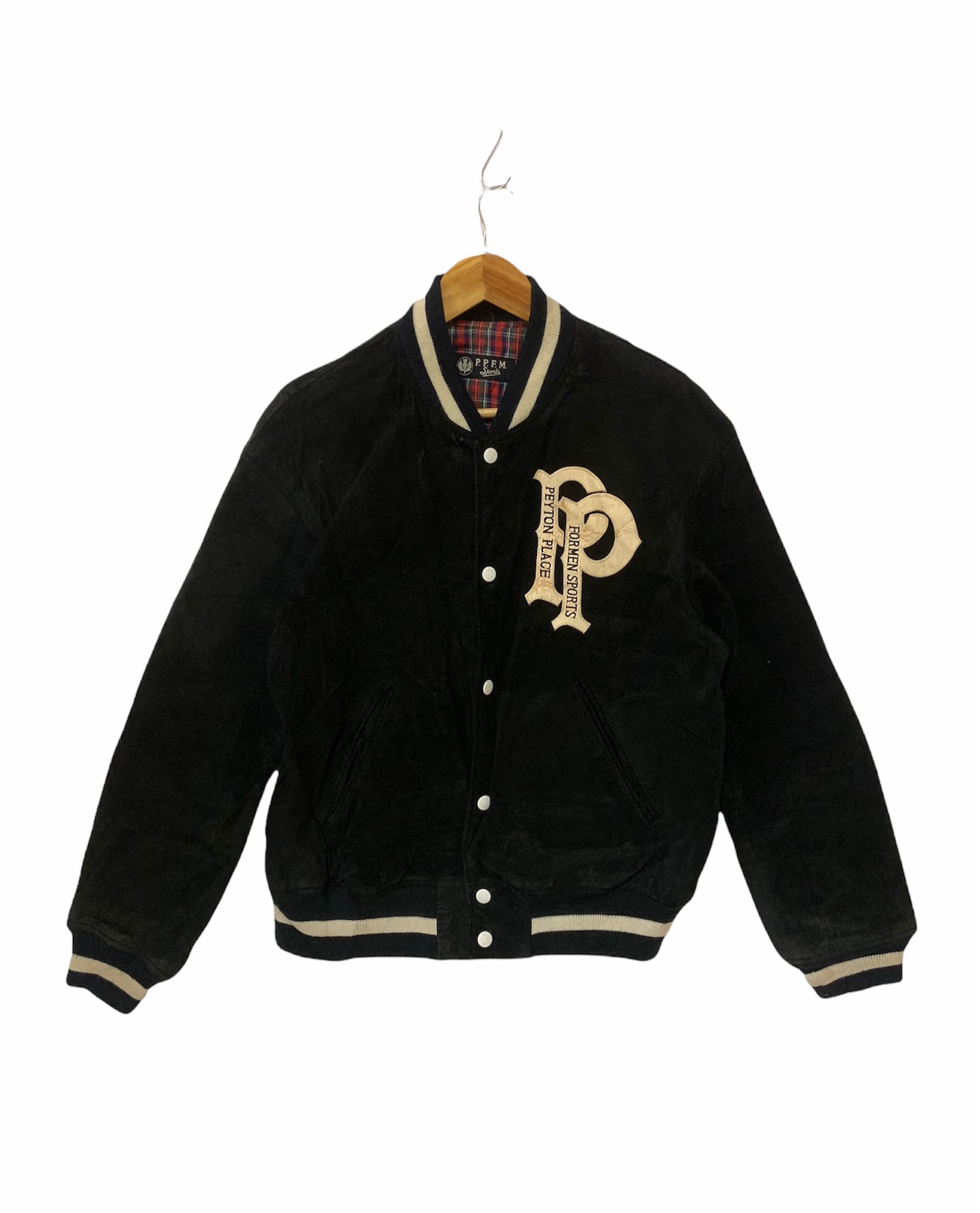 Vintage 90s Peyton Place for Men Ppfm Varsity Jacket Suede - Etsy