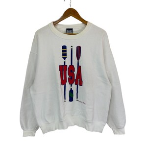 【SALE】70's USA vintage stadium jumper 70S 80S Vintage Old Clothes Usa Made Stadium Jumper Xl Blue