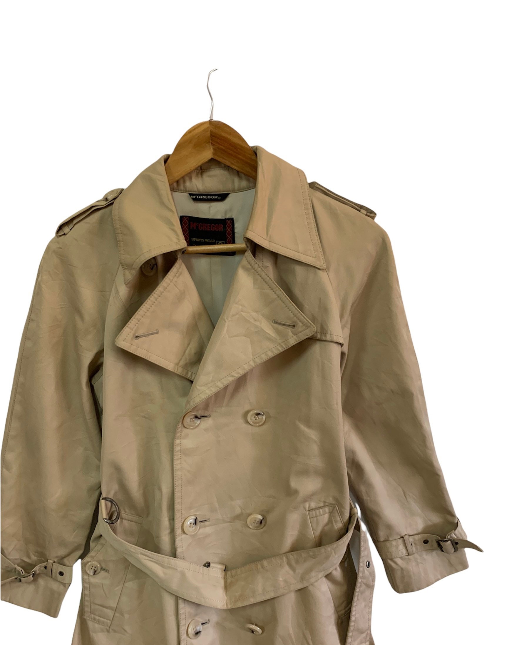 Portier Peru Interactie Vintage 90s mcgregor sportswear overcoat trench coat double - Etsy België