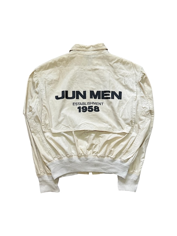 Vintage 90s Jun Men Bomber Jacket Full Zipper - Etsy Vintage 90s Jun Men Bomber Jacket Full Zipper - Etsy