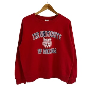 vintage university of arizona sweatshirt big logo jumper pullover american college
