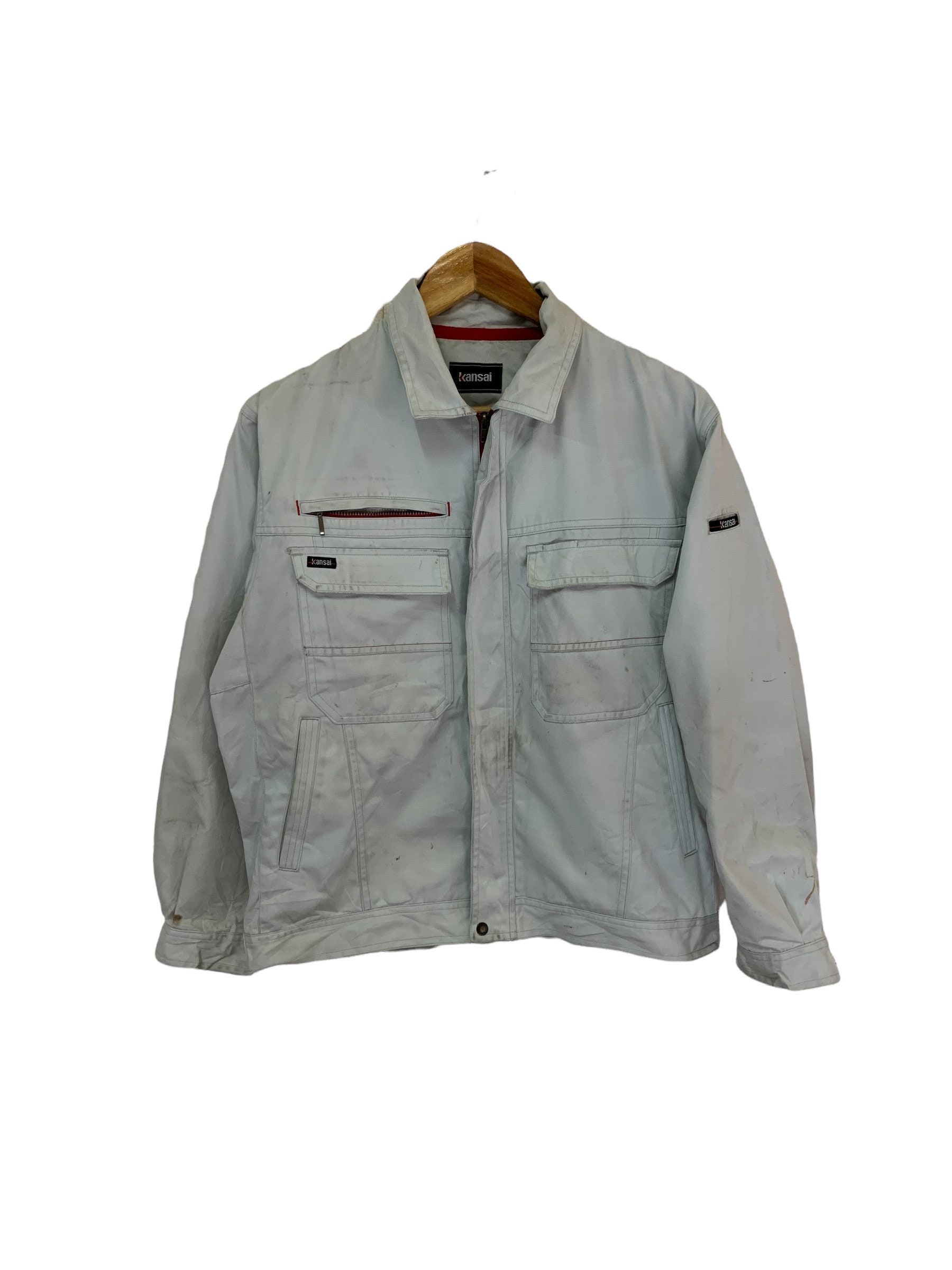 Vintage Kansai Workwear Jacket Multipocket Japanese Brand Vintage Kansai Workwear Jacket Multipocket Japanese Brand