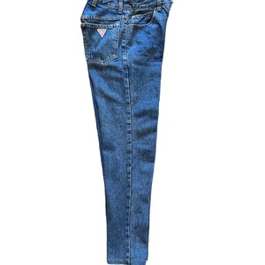 vintage 80s guess usa georges marciano design denim pants women small size