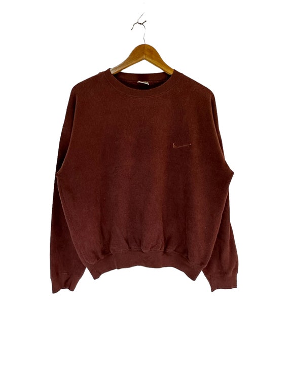 Buy Vintage 90s Nike Sweatshirt Small Swoosh Logo Jumper Pullover