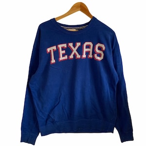 vintage texas sweatshirt bog logo texas united state jumper pullover large size university sweatshirt