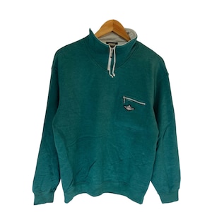 vintage 90s yamaha sport enthusiasts sweatshirt racing sweatshirt jumper pullover yamaha racing half zip large size