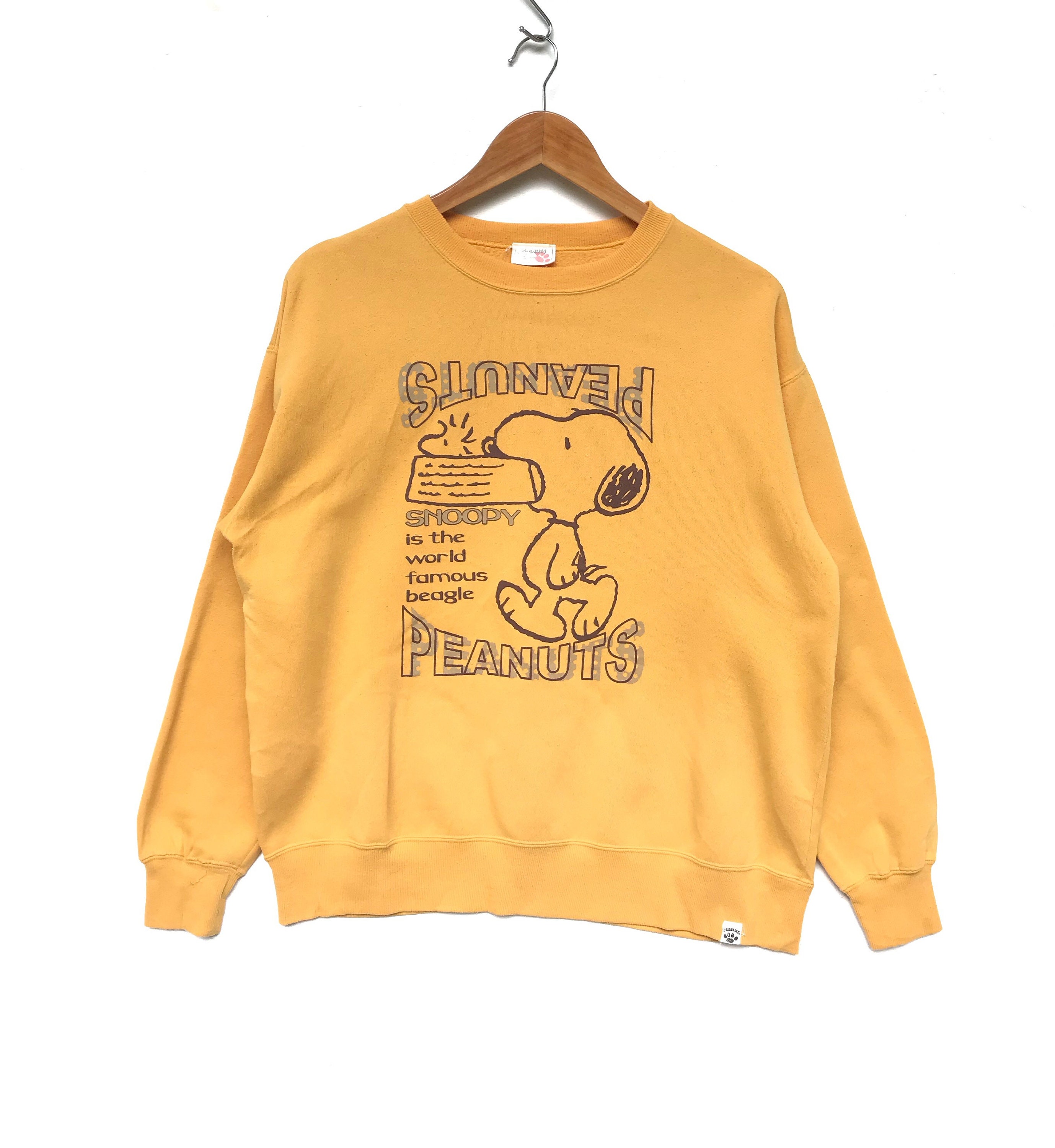 Peanuts yellow sweatshirt sale
