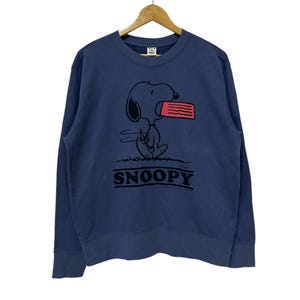Vintage Ut Japan Sweatshirt Snoopy Erdnüsse Pullover Cartoon Sweatshirt