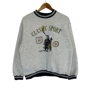 vintage 90s classic sports sweatshirt big logo jumper pullover